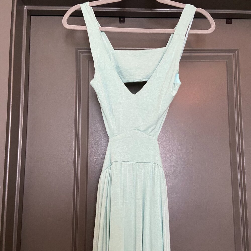 Small Tobi Aqua Maxi Dress
